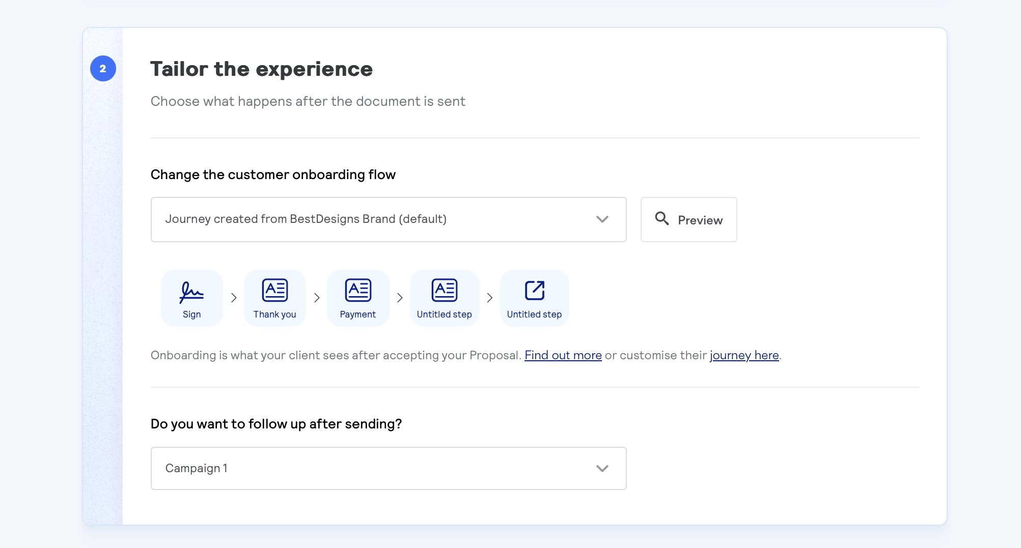 add nudge to your proposal
