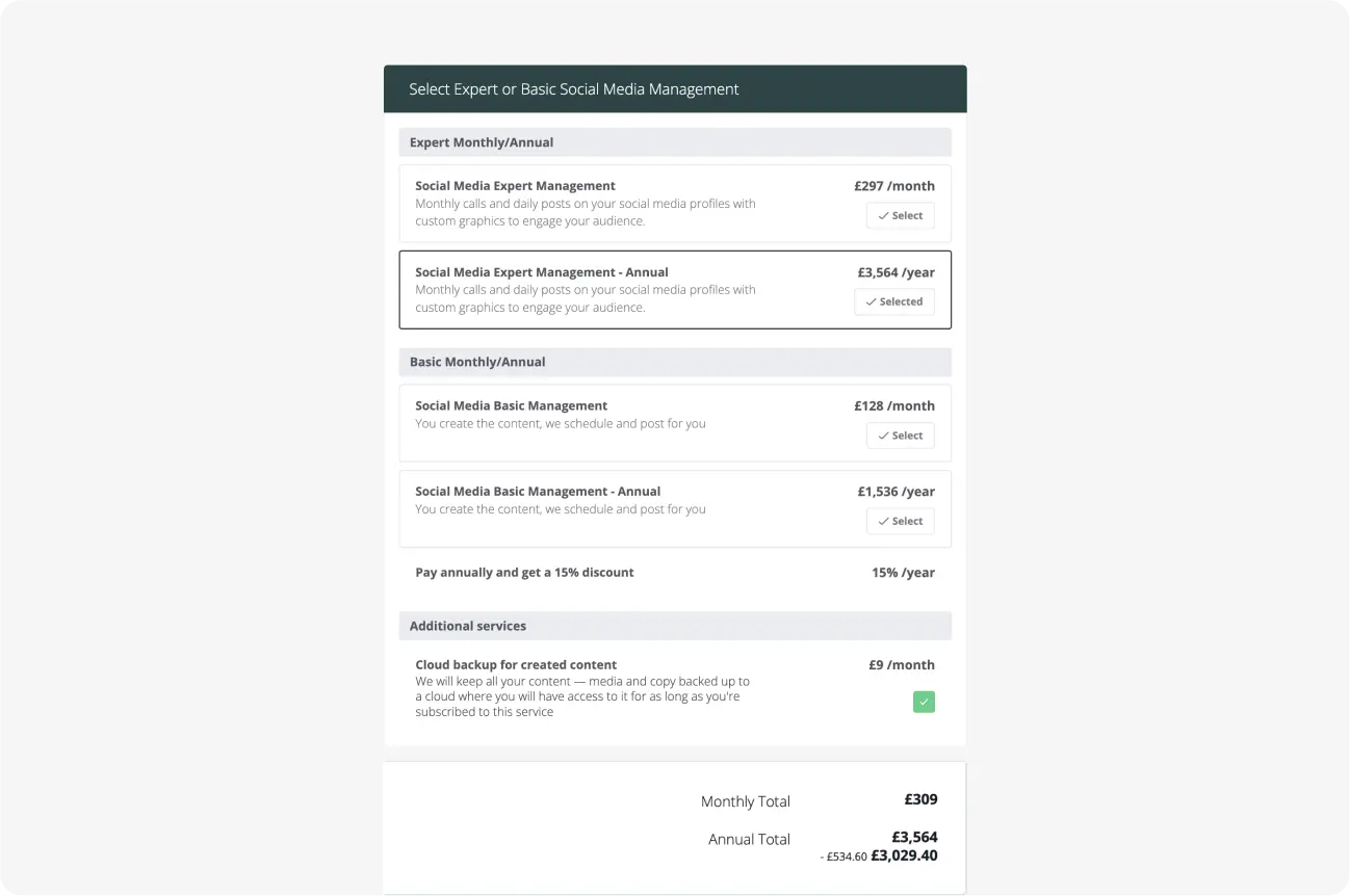 Sign by typing signature block