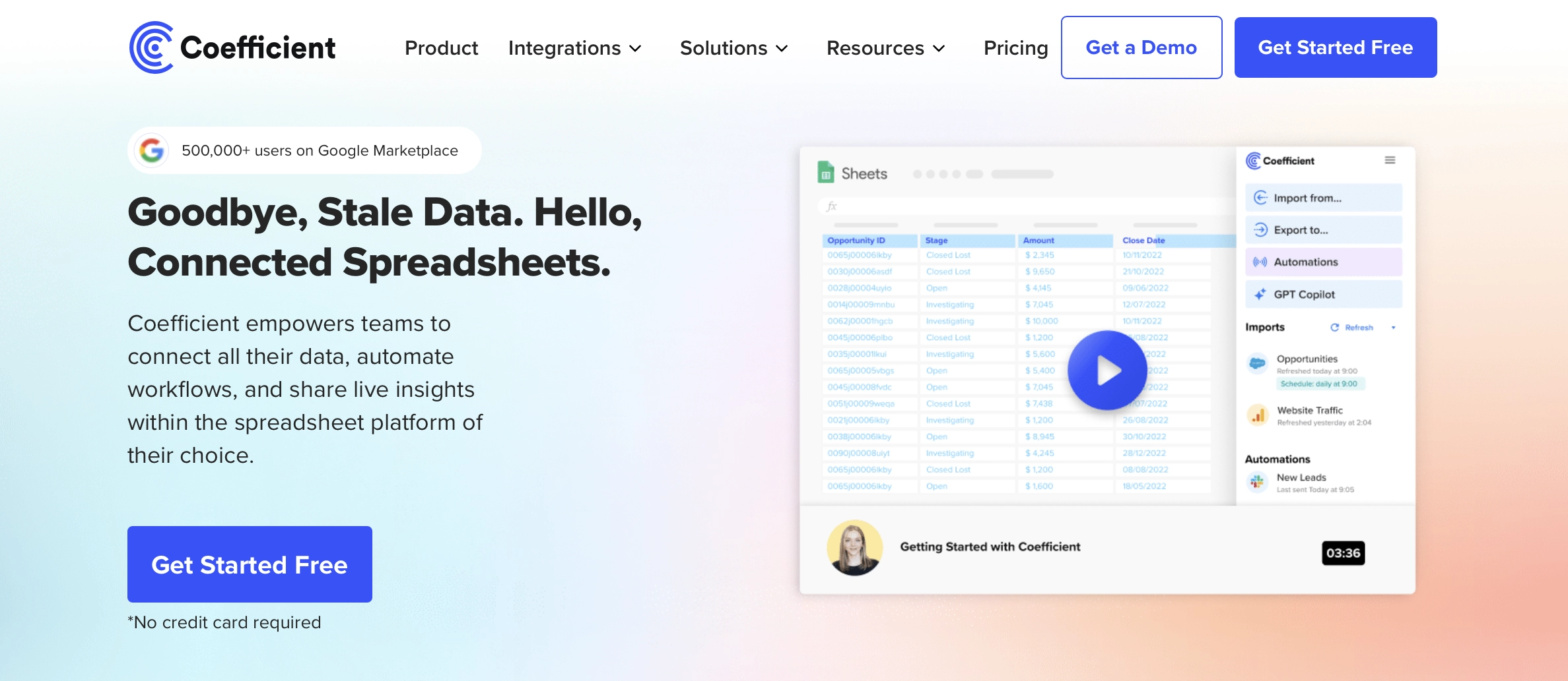 Coefficient screenshot