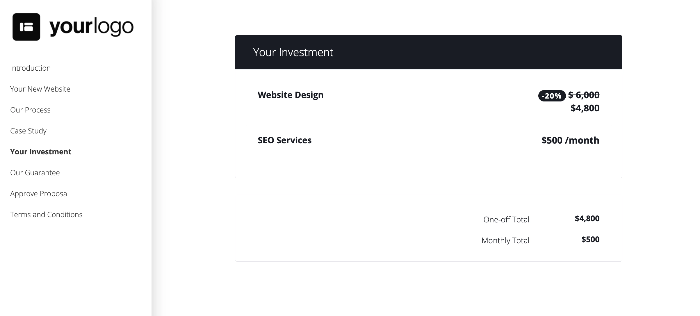 add discount directly to a line item