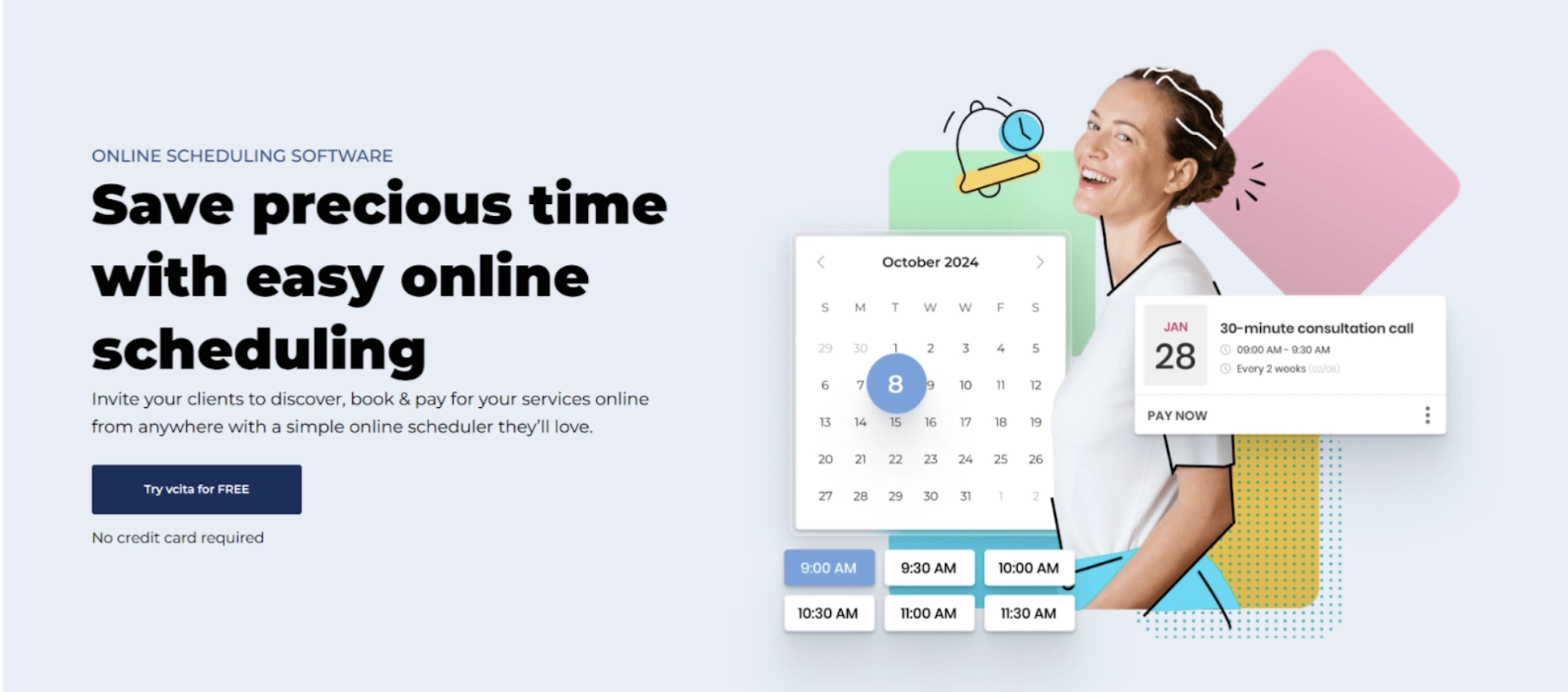 vcita scheduling tool