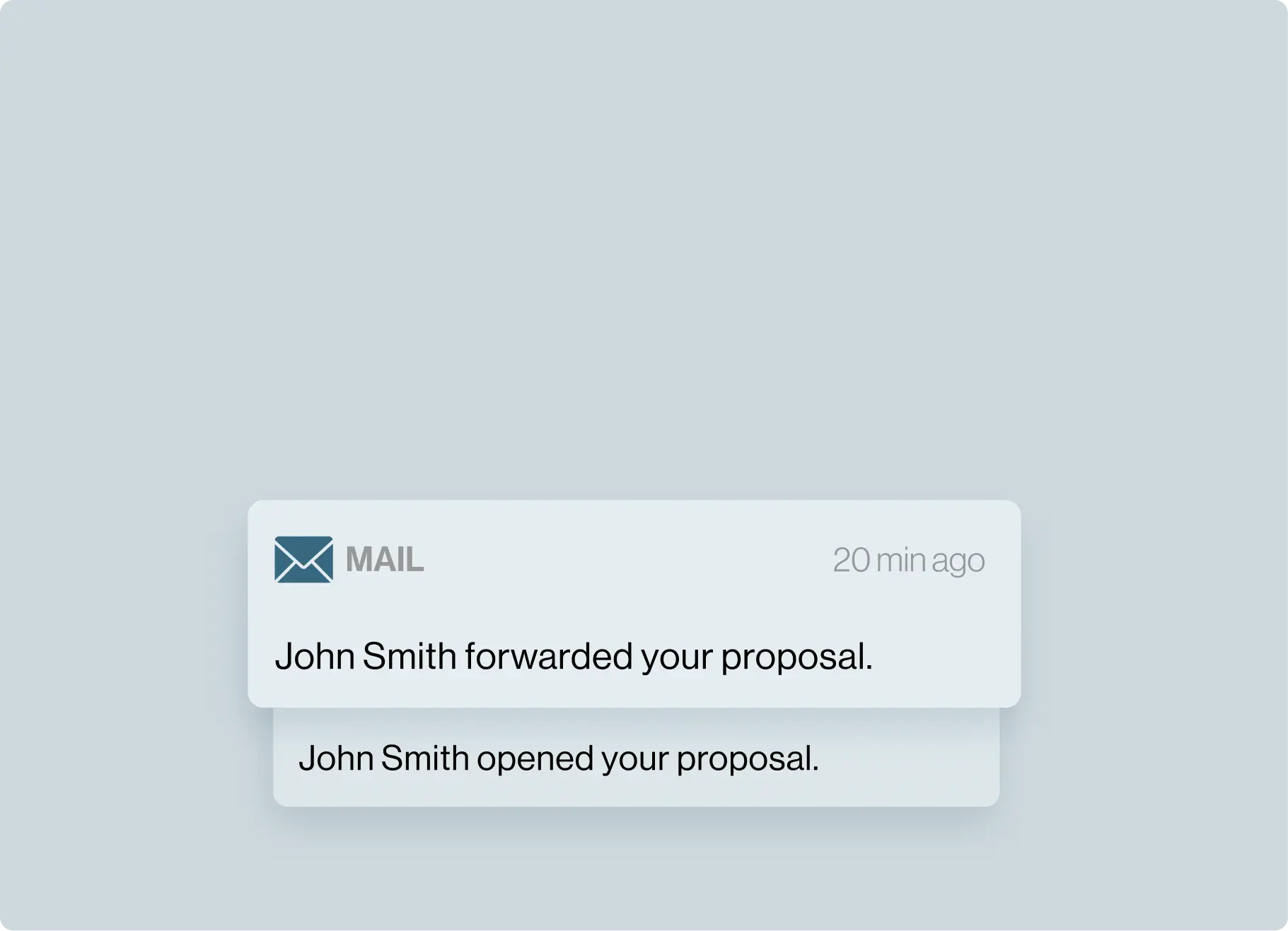 document status notifications