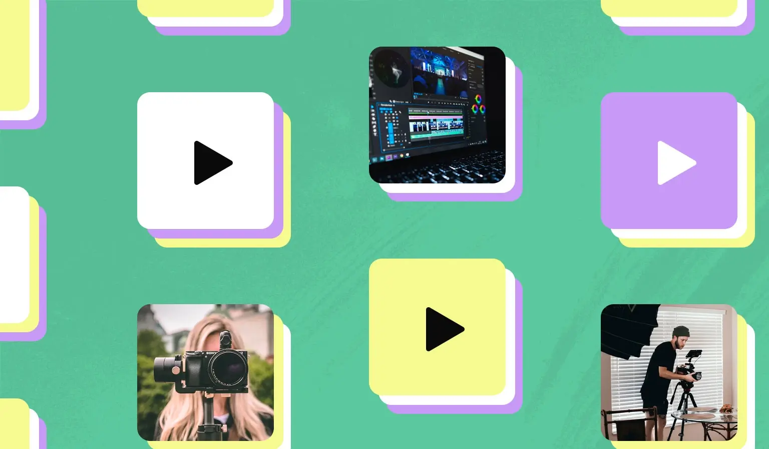 create a videography portfolio featured image