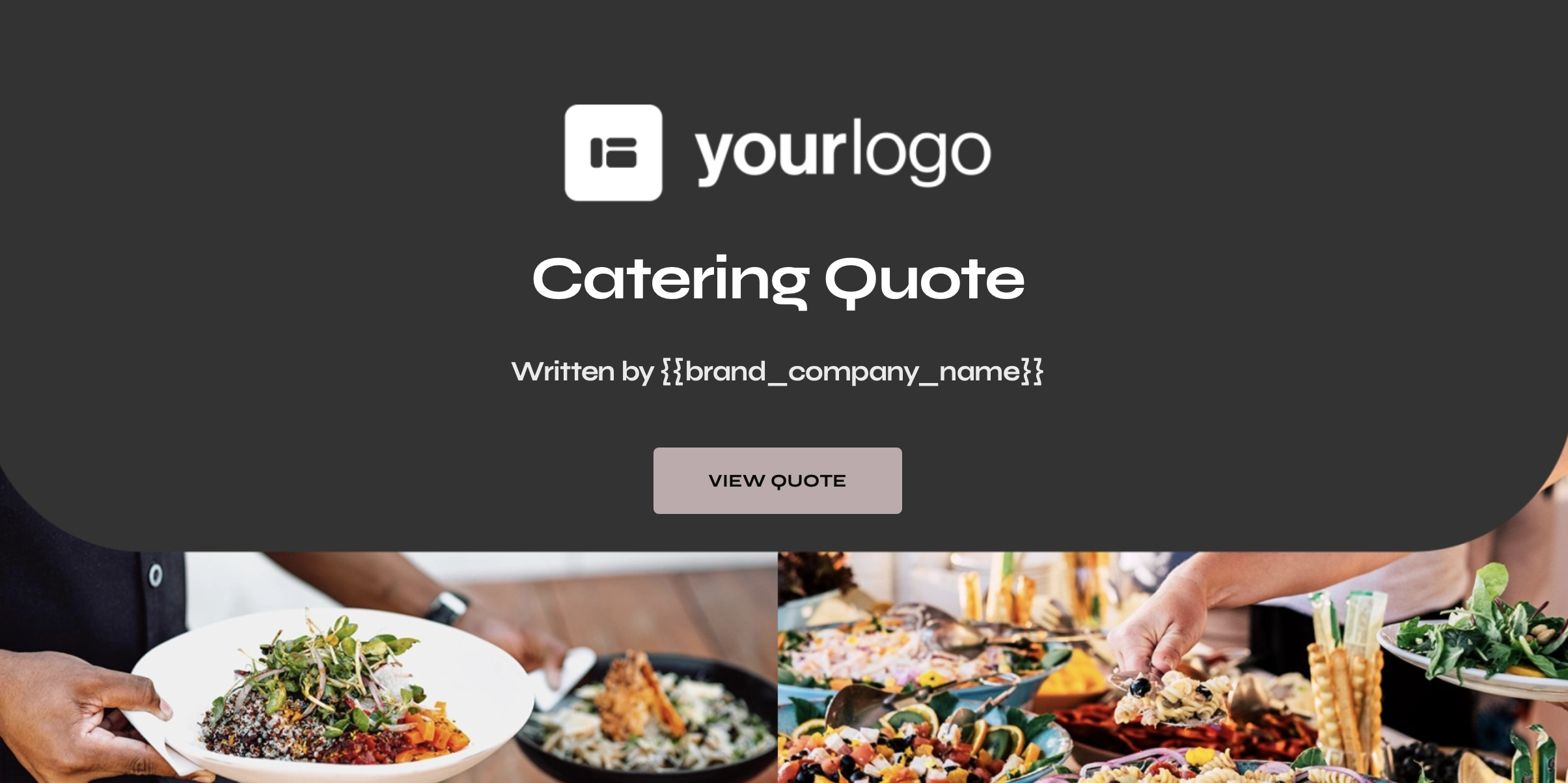 better proposals catering quote template