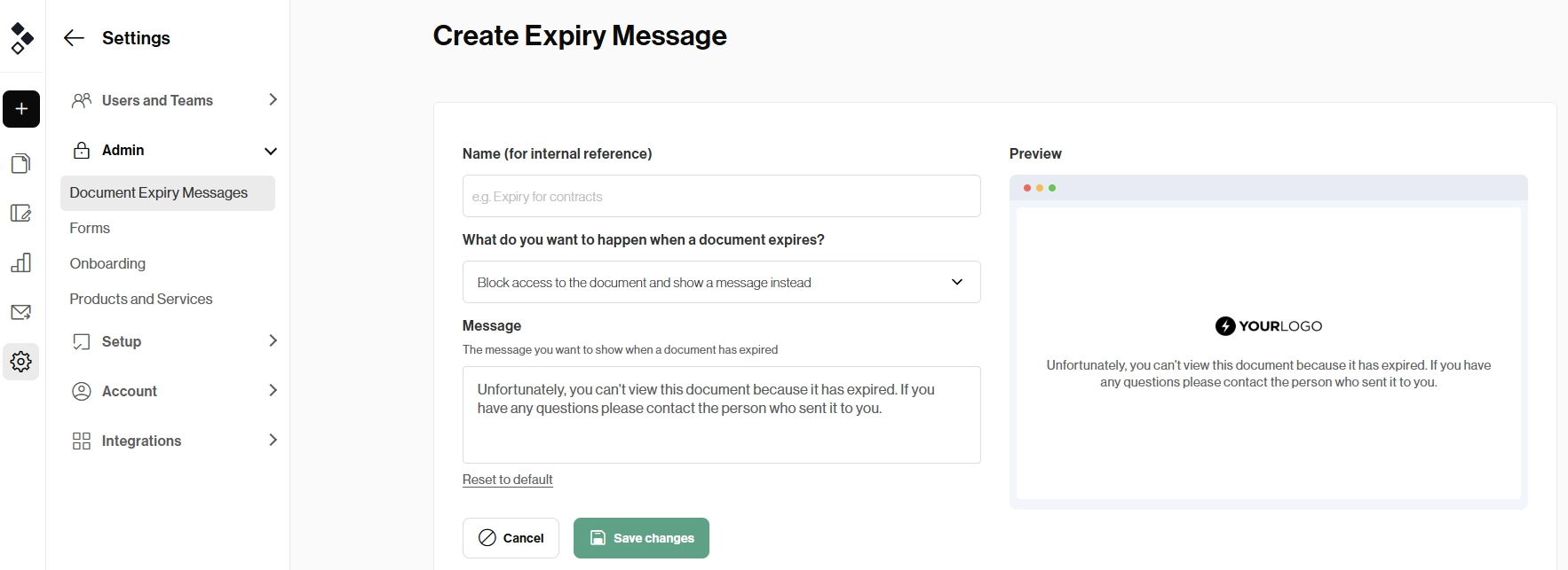create expiry message in better proposals