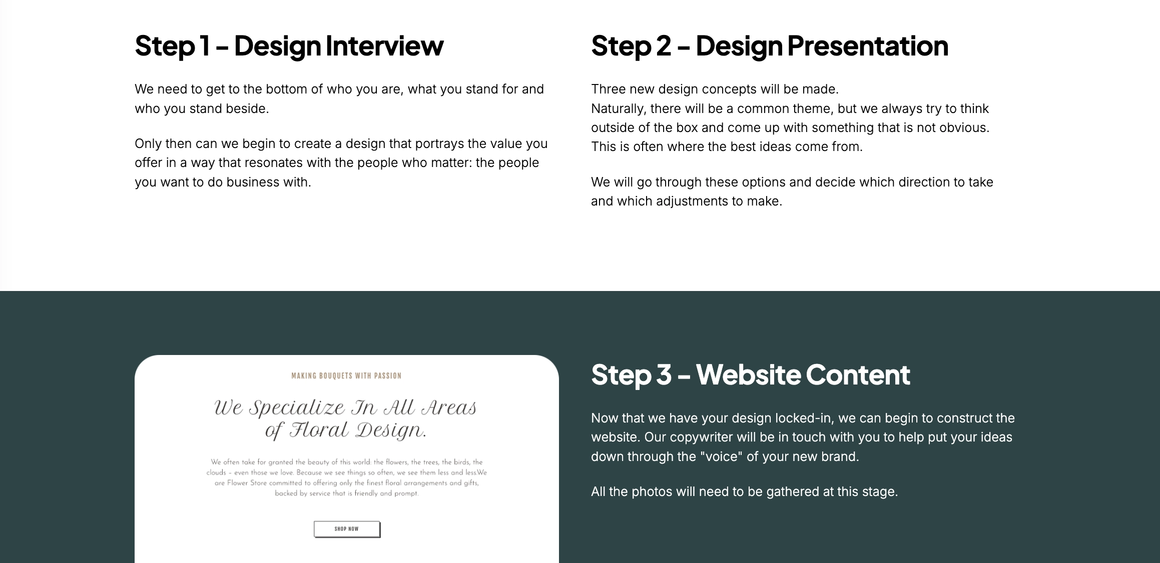 project proposal process and timescales