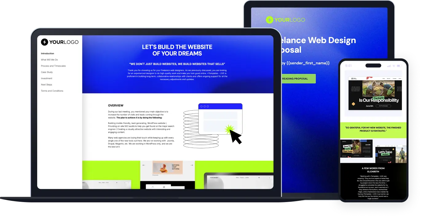 responsive templates that look good on laptop, tablet, or mobile phones