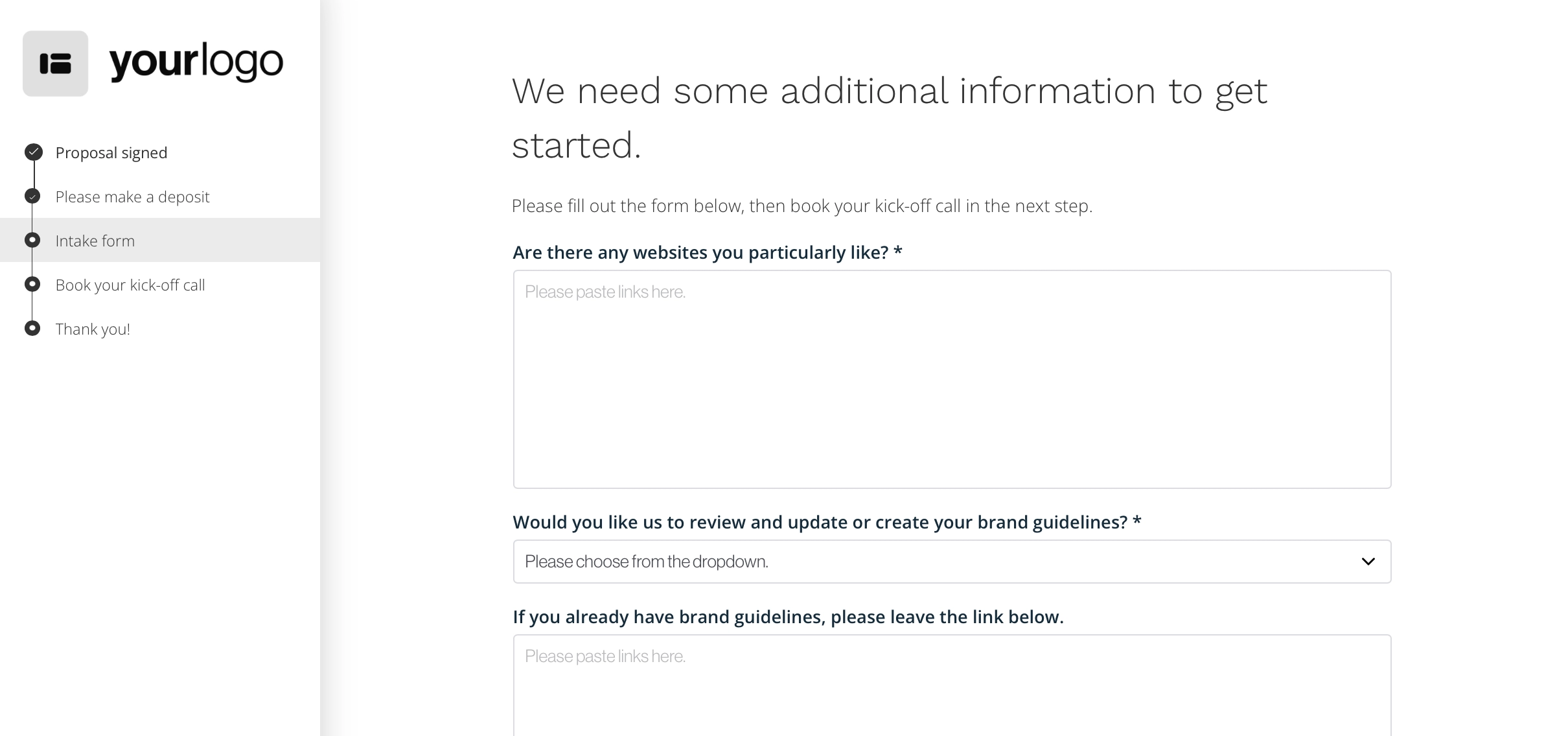 better proposals forms