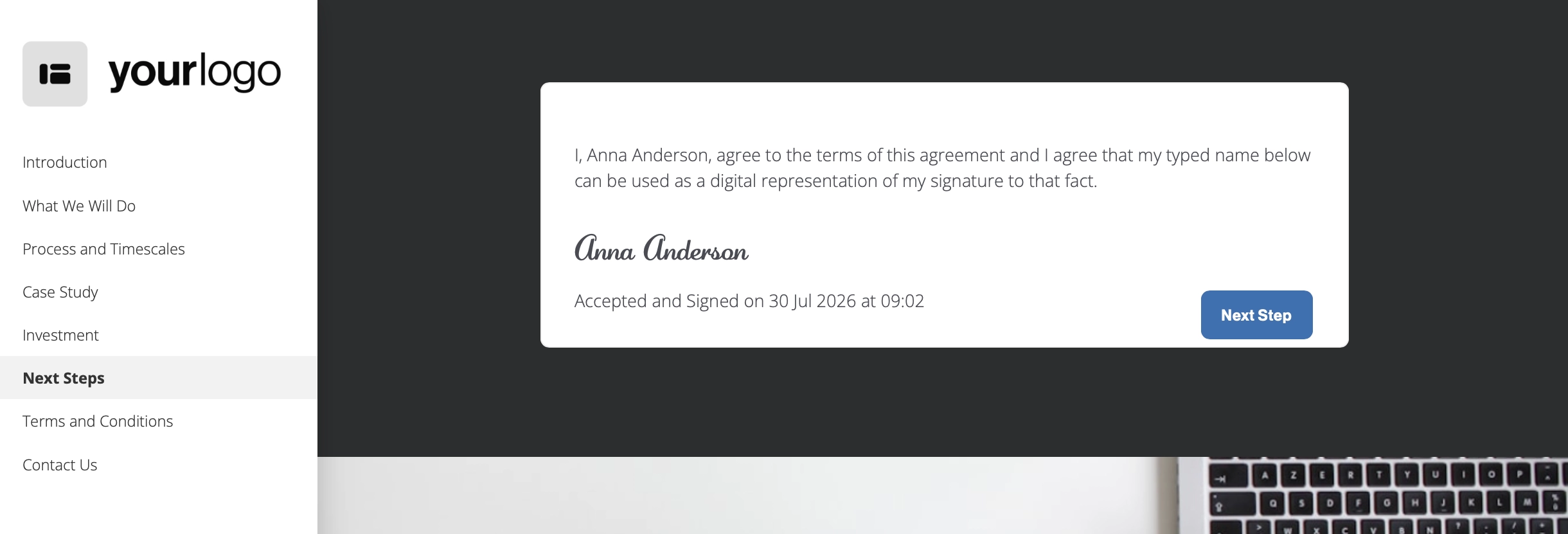 better proposals tracking and signature