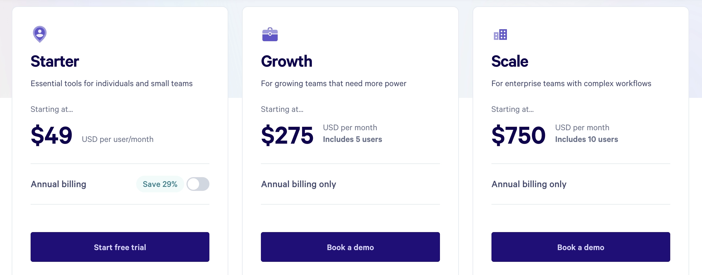 Qwilr pricing