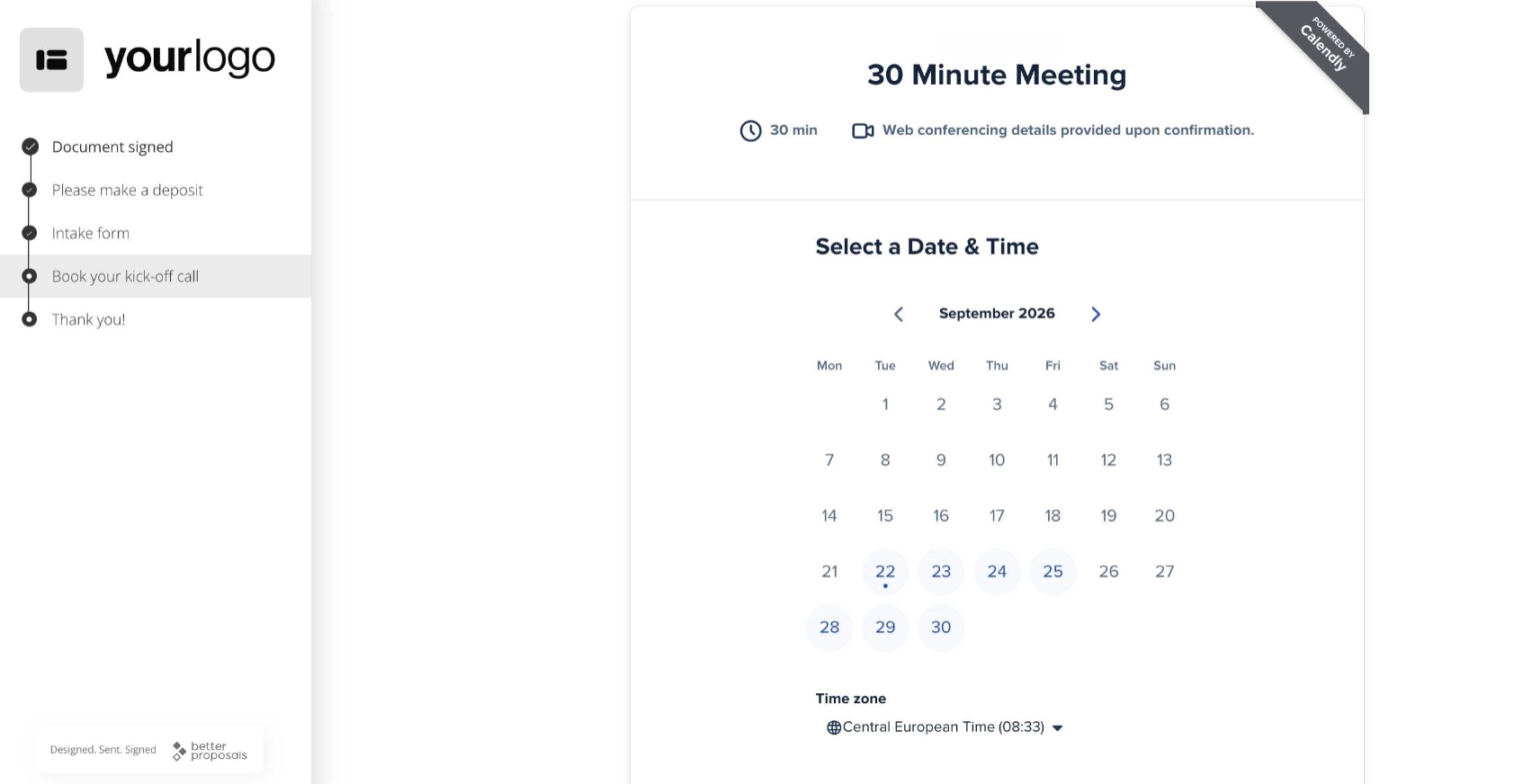 custom onboarding flows in better proposals
