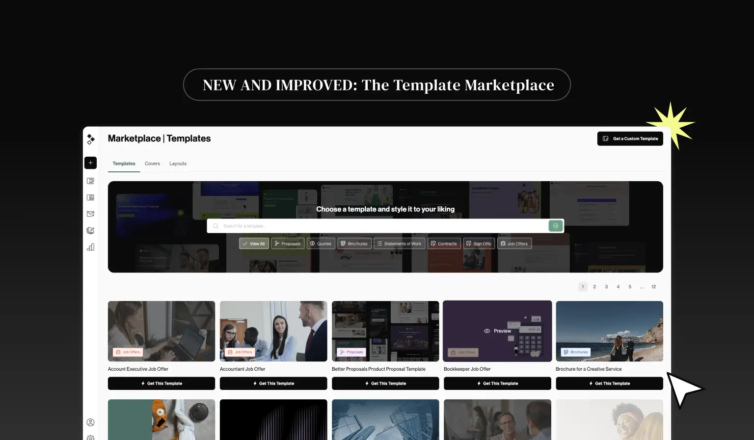 new and improved template marketplace featured image