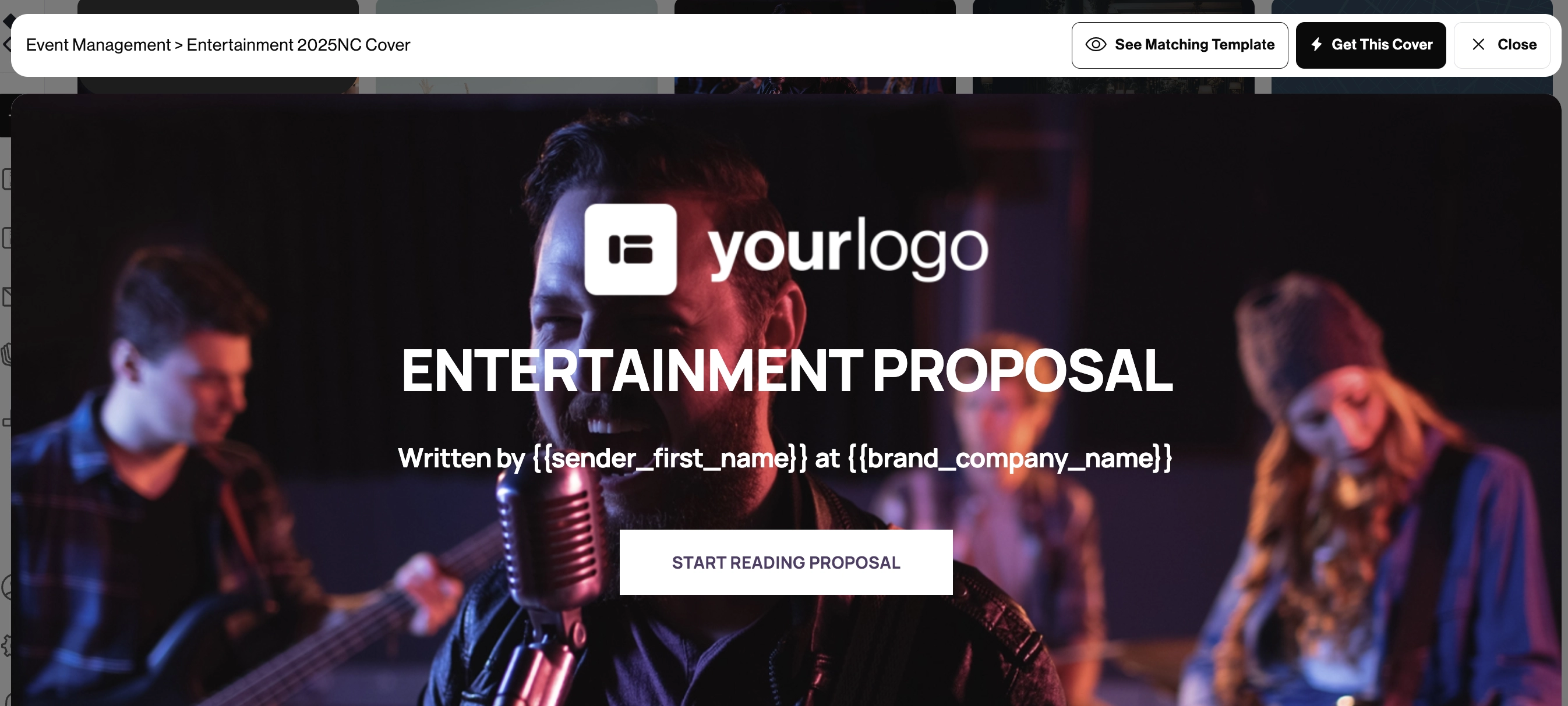 covers in better proposals template marketplace