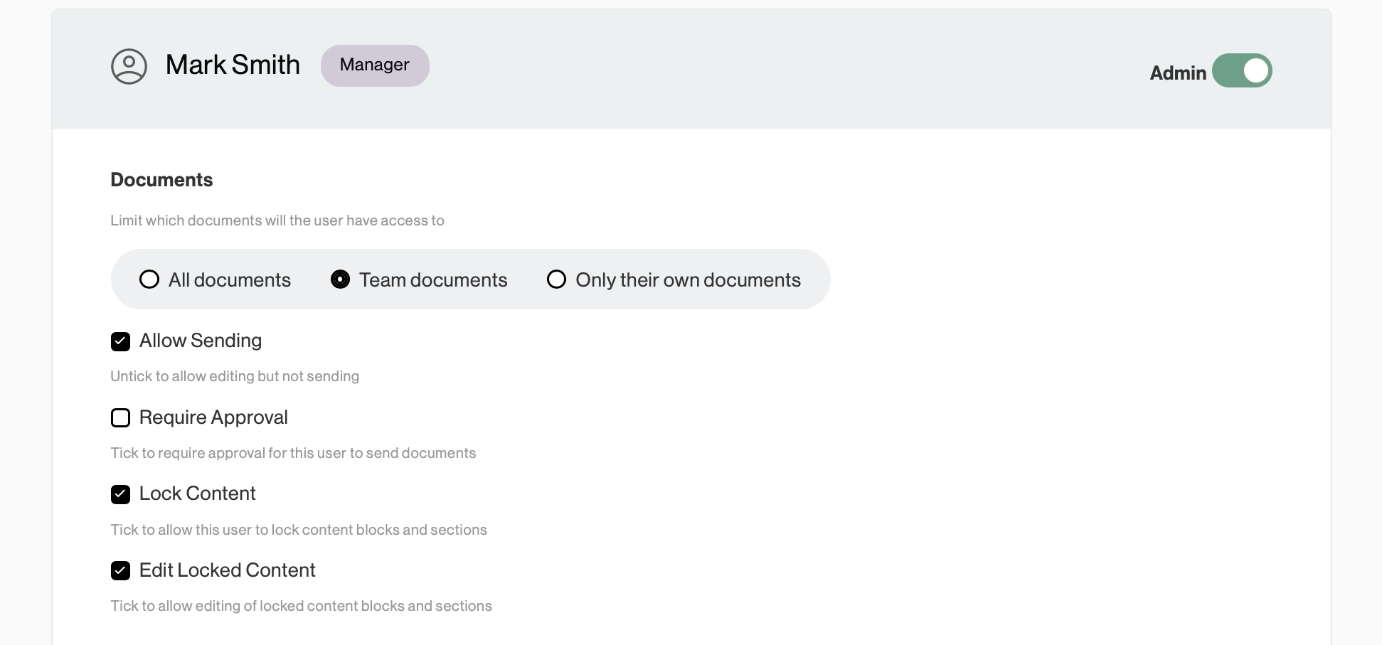 permissions inside better proposals