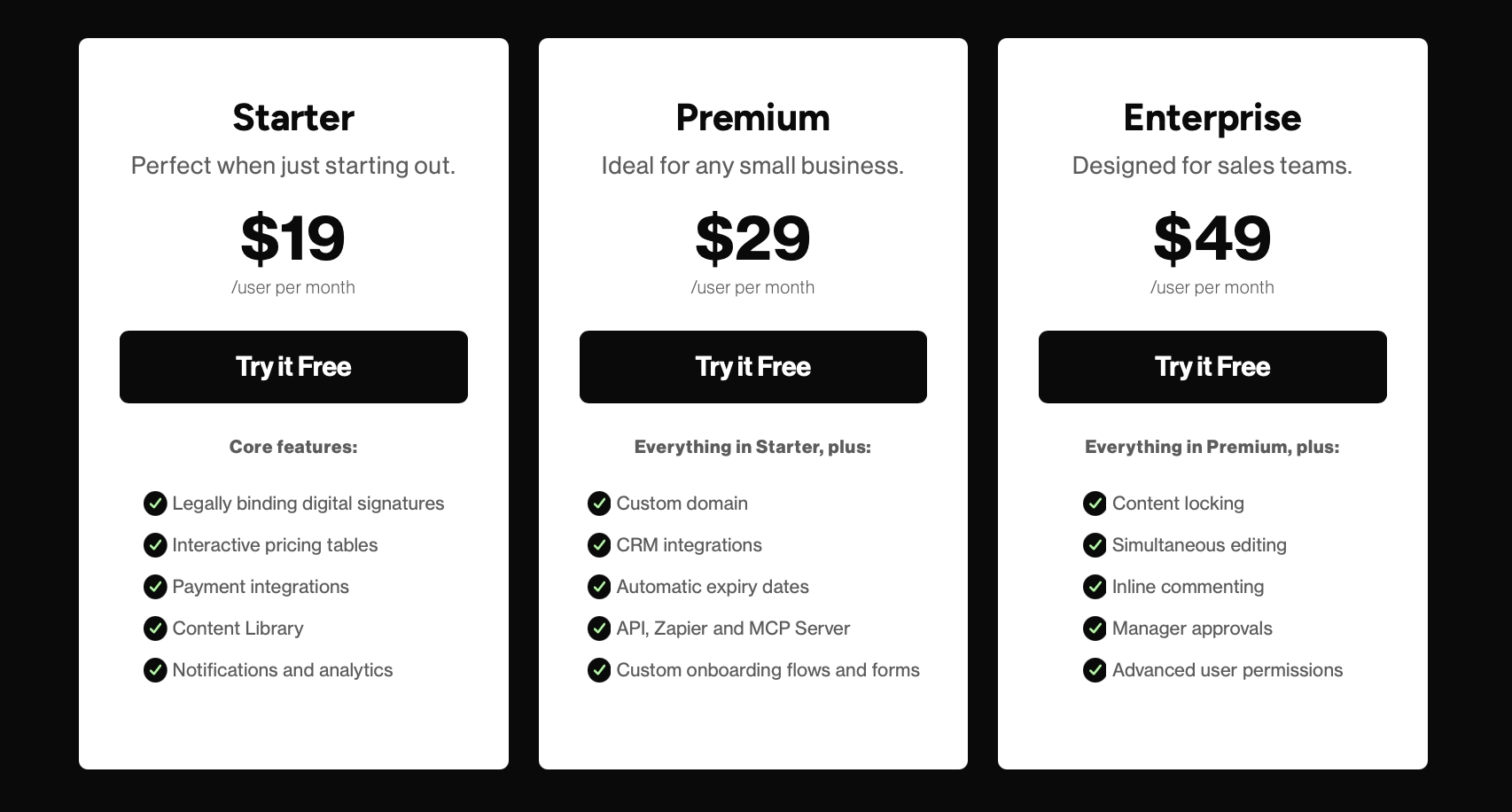 better proposals pricing
